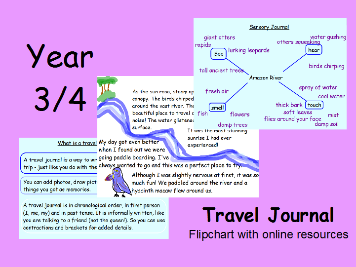 Travel Journal Amazon River Year 3 4