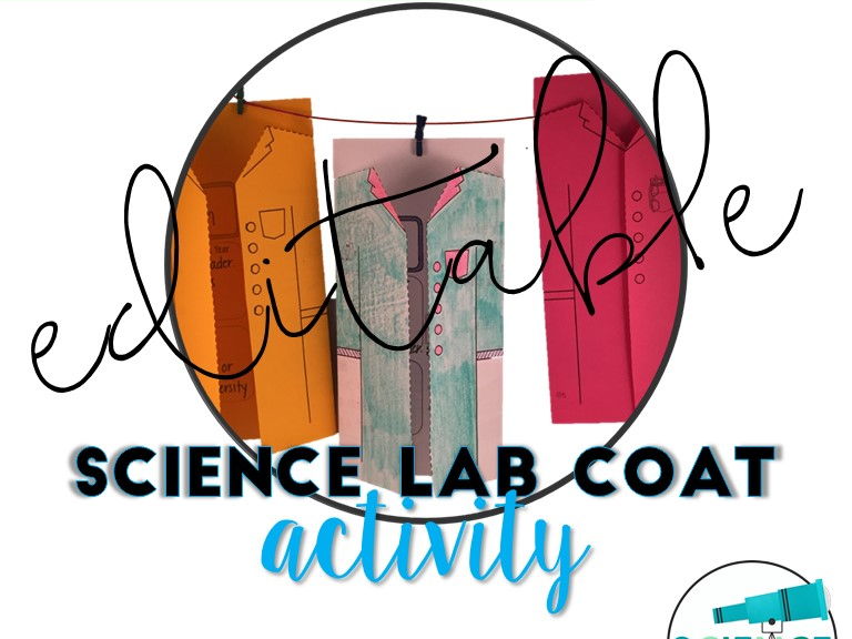 EDITABLE Science Lab Coat Activity Teaching Resources