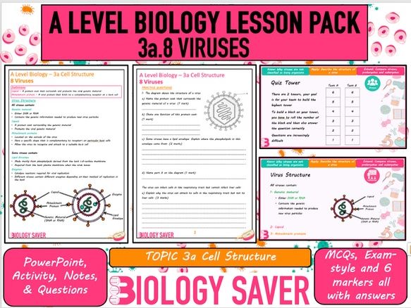 A Level Bio Lesson - 3a.8 Viruses