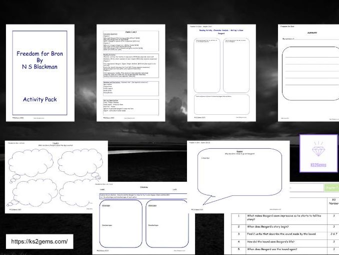 Freedom for Bron Activity Pack and resources