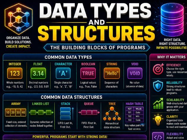 Data Types and structures | CS PPT +Worksheets +Activity + Mcq Quiz + Answers_Marking Scheme