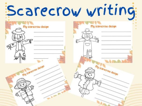 Scarecrow- Harvest writing - continuous provision