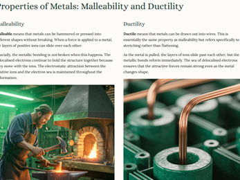AS Level Chemistry - Unit 3.3 Metallic Bonding