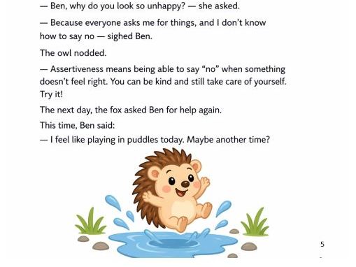 Teaching Kids to Say “No”  (Grades 1–3)