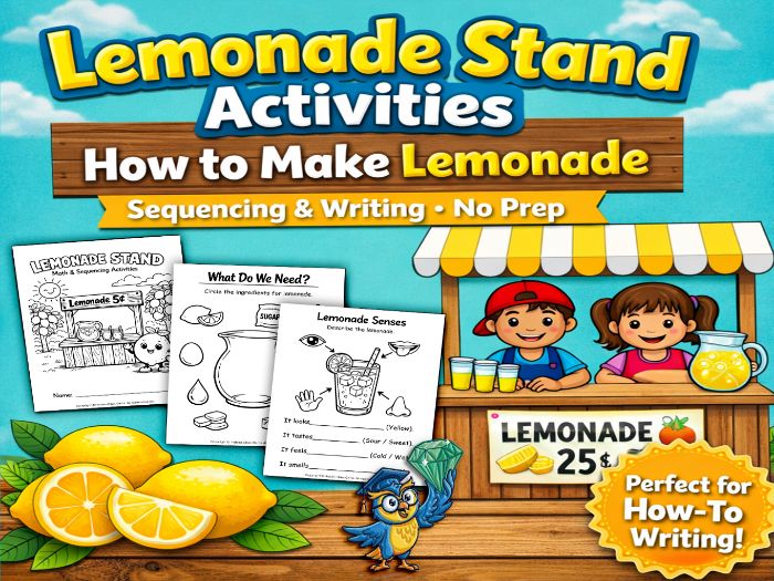 Lemonade Stand & Sequencing Activities