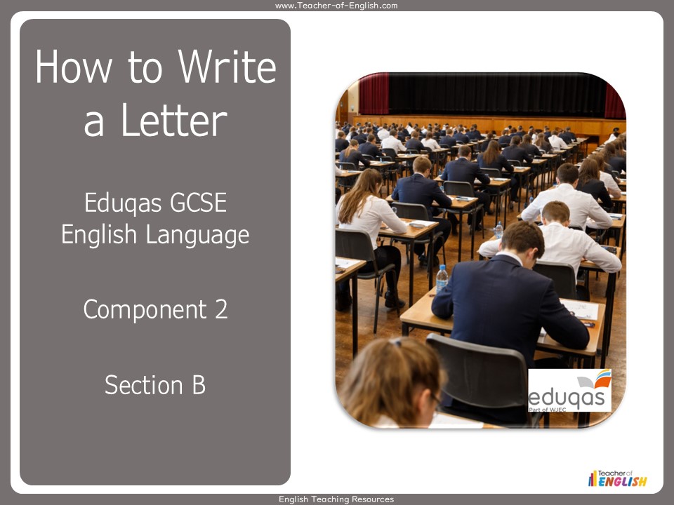Eduqas GCSE English Language - Writing a Letter