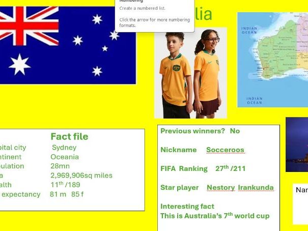 world cup 2026  ppt to be used to make display material