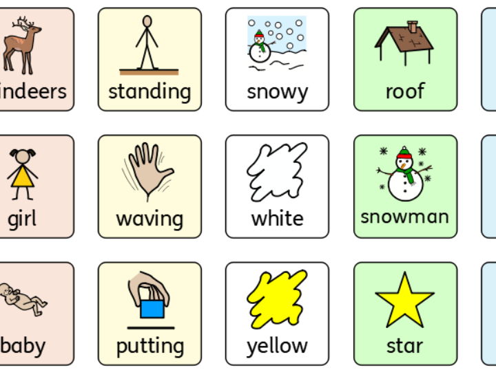 Christmas Colourful Semantics