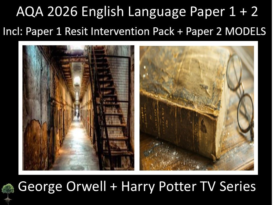 Two AQA 2026 English Language Paper 1 + 2 Mocks | Resit Intervention | Models