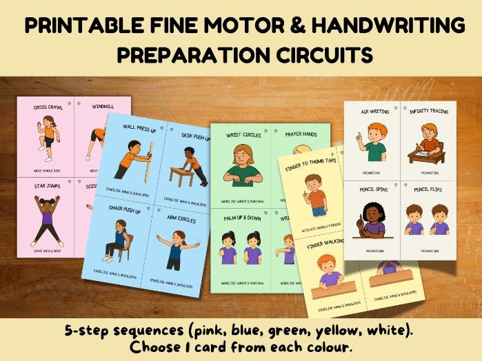 Fine Motor Circuit | Handwriting Warm-Ups | OT Fine Motor Activities