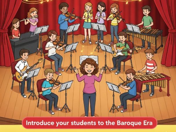 Baroque Concerto arranged for Class Ensemble