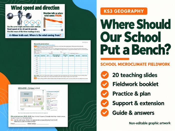 School Microclimate Fieldwork | Where Should We Put a Bench?