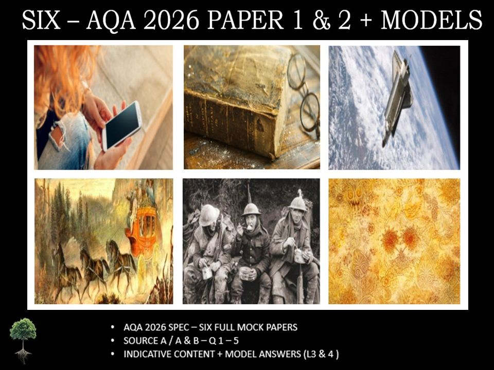 SIX - AQA PAPER 1 & 2 | 2026 FULL MOCKS | MODELS