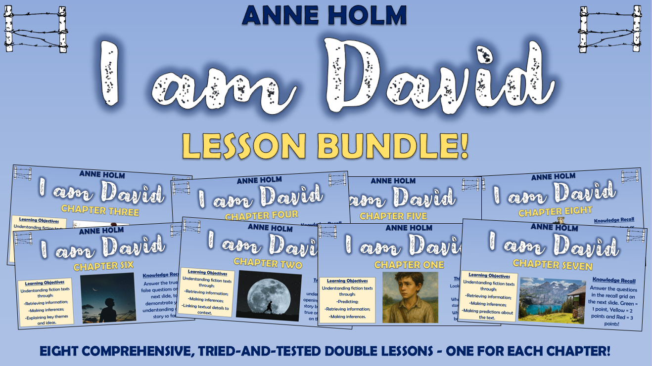 I am David - Anne Holm - Lesson Bundle!