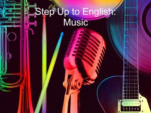 Aqa Step Up To English Component 1 Literacy Topics Music Teaching Resources aqa step up to english component 1 literacy topics music