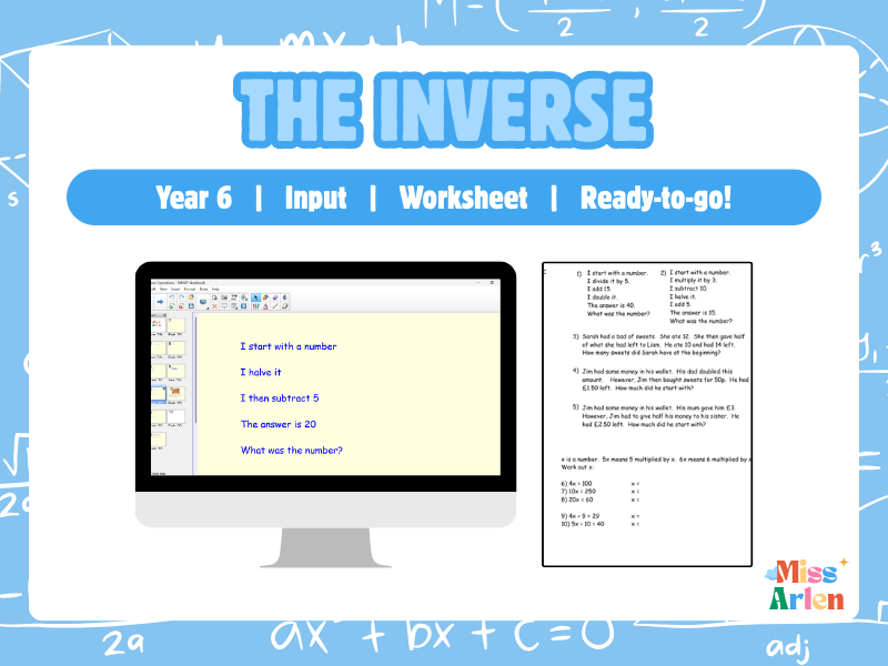 Year 6 Inverse Operations Lesson