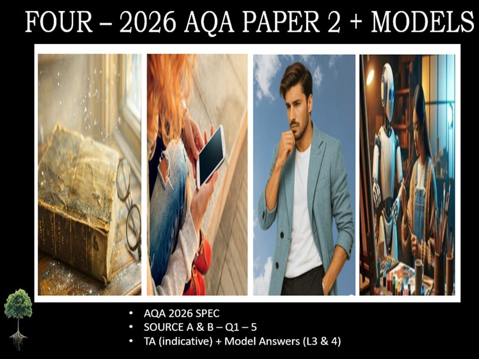 FOUR - AQA PAPER 2 | 2026 FULL MOCKS | MODELS