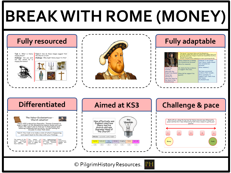 KS3 History: Henry VIII and the Break with Rome | Was It Really About Money?