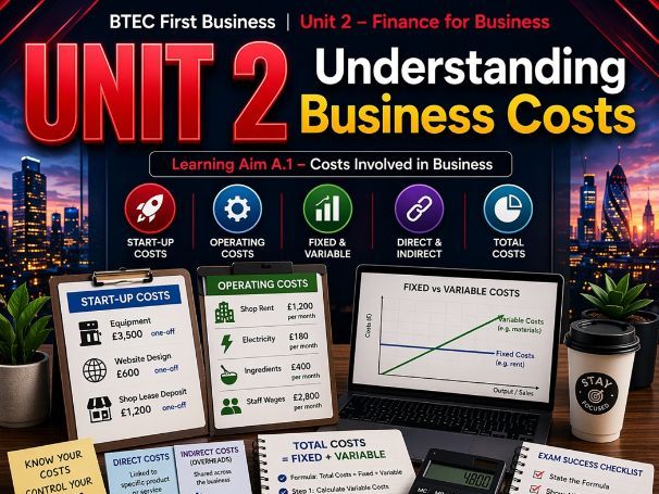 Unit 2: Finance for Business