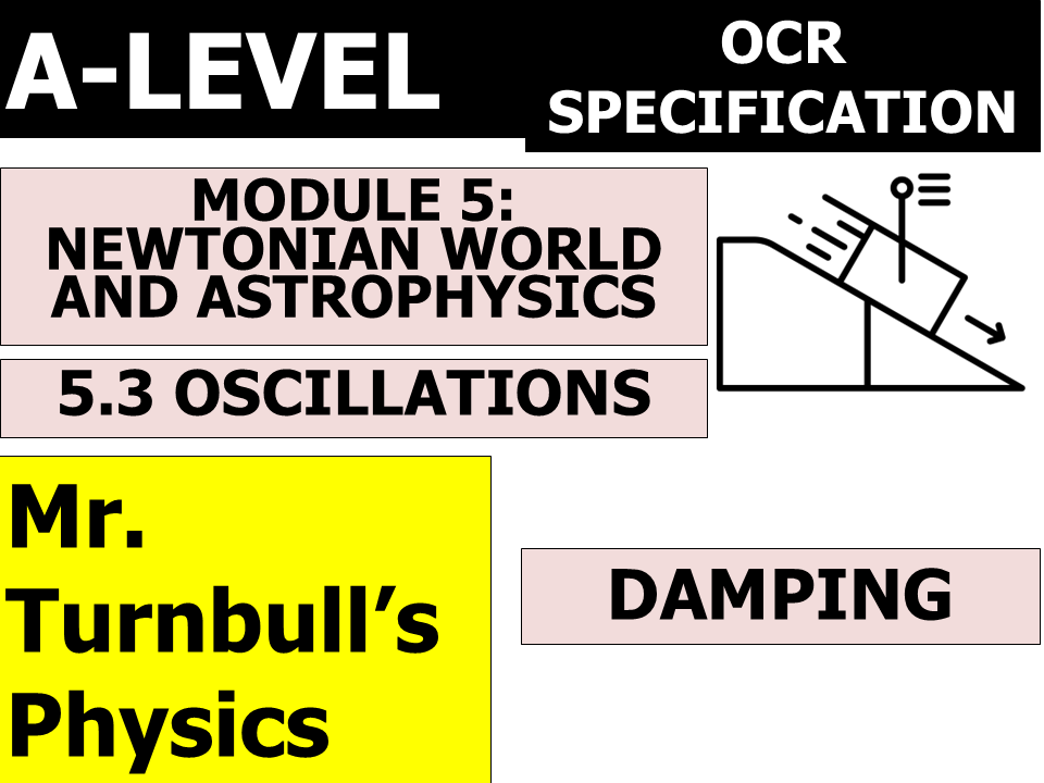 Damping (OCR A-Level Physics)