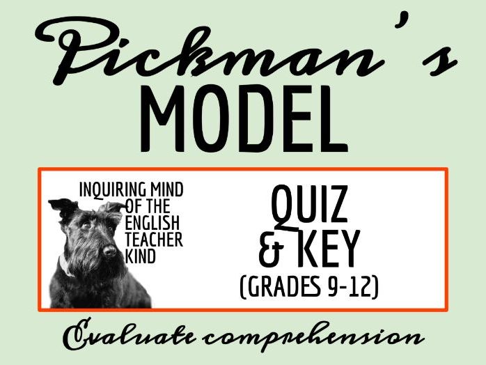 "Pickman's Model" by H.P. Lovecraft Quiz and Answer Key (Halloween Horror Story)