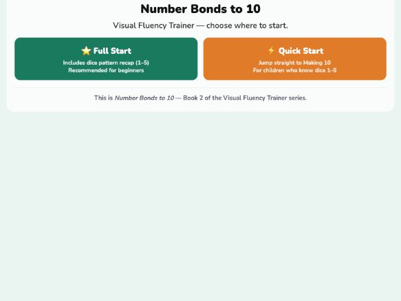 Number Bonds to 10 — Interactive Digital Activity (KS1/KS2)