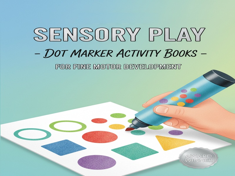 Sensory Play - Dot Marker Activity Books for Fine Motor Development