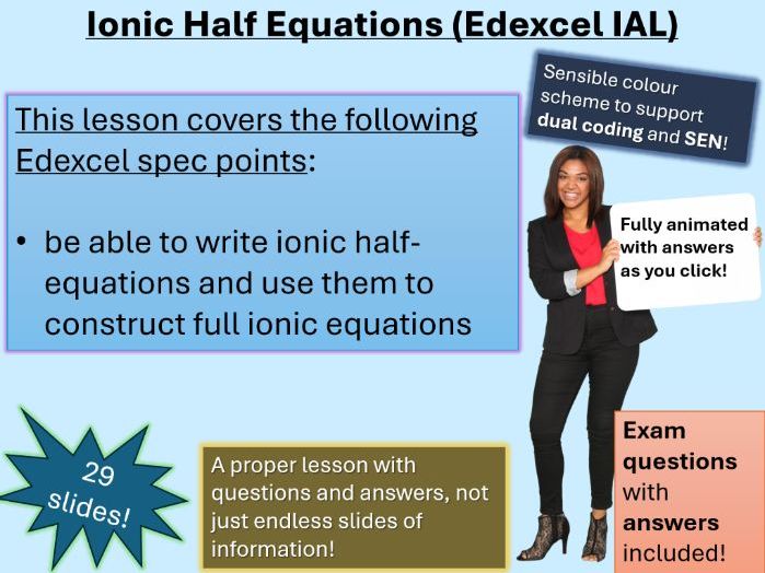 Ionic Half Equations | Full Lesson (click for video preview)