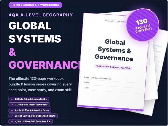 AQA A Level Geography Global Systems Full SOW