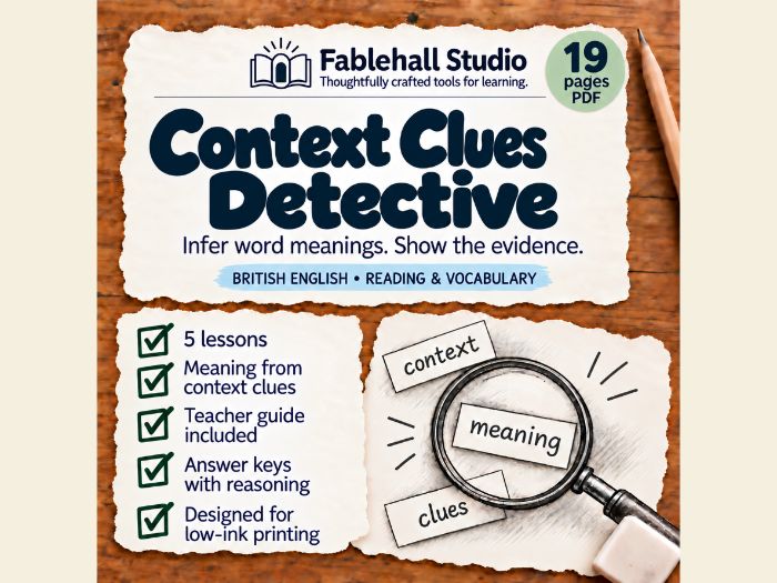 Context Clues Detective: 5 Reading Lessons