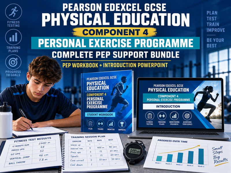 Pearson Edexcel GCSE PE Component 4 PEP Complete Support Bundle