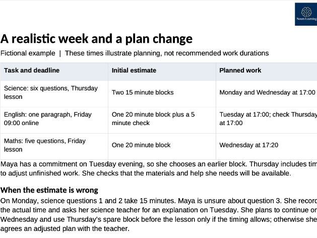 Homework planning and organisation. KS3 KS4 | Tutor Time Toolkit