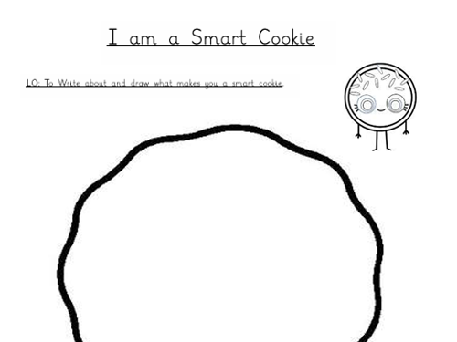 'The Smart Cookie' story activity -What makes me a smart cookie