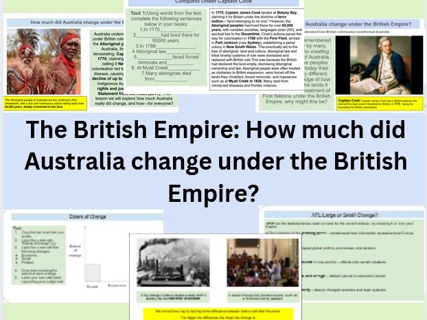 The British Empire in Australia  – KS3 History Lesson