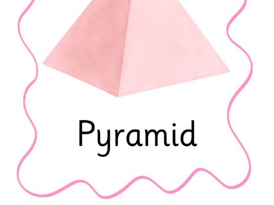 3D Shape Cards