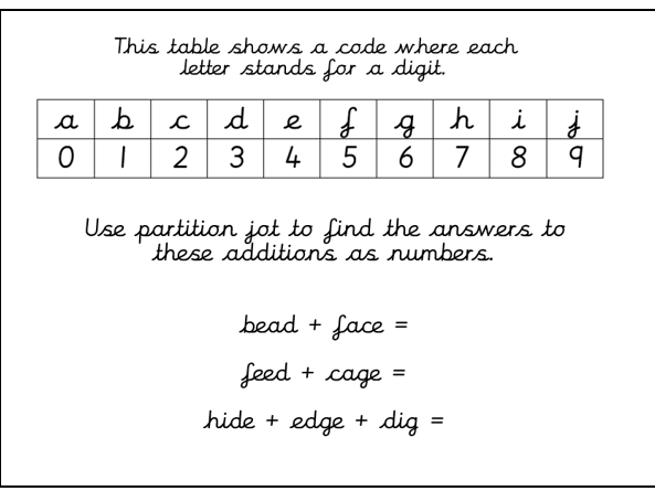 partition jot challenge