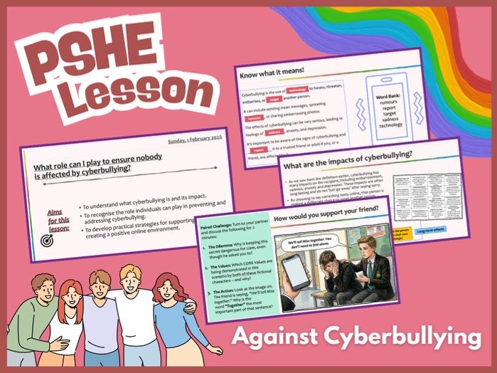 Lesson: Impacts of Cyberbullying PSHE