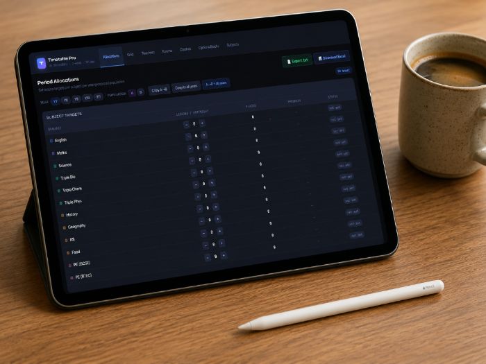 Timetable pro