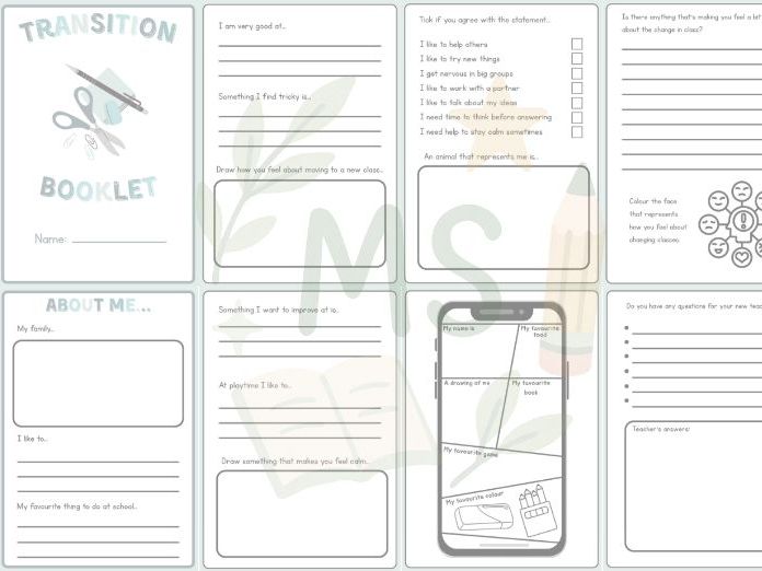 End of year transition booklet - SEND friendly