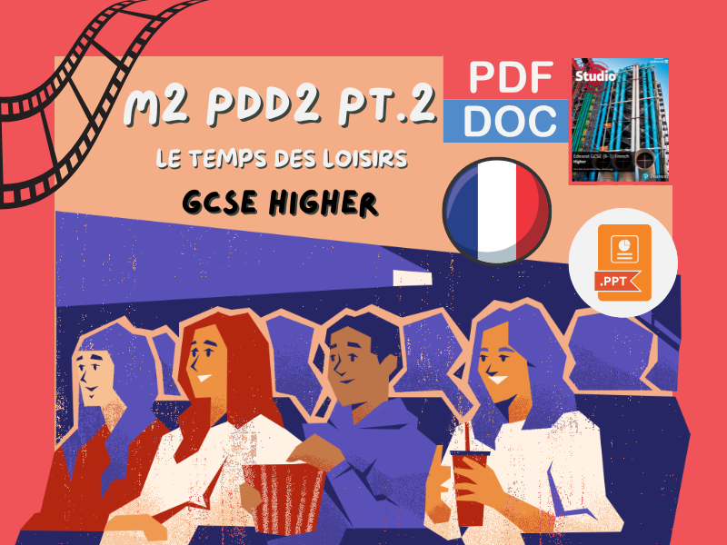FRENCH GCSE - Studio Higher - Module 2 - Point de depart 2 pt.2