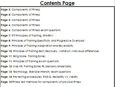 Component 3 revision guide
