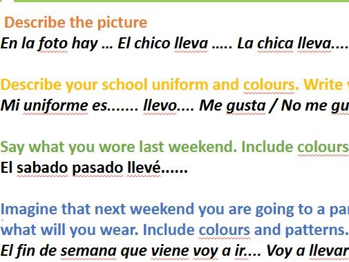 La moda - Spanish fashion