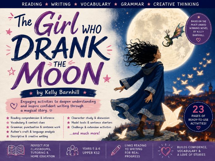 The Girl Who Drank The Moon - Reading Comprehension and Writing Activities