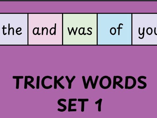 Tricky Words board game