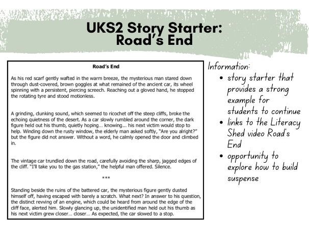 Story Starter - Road's End