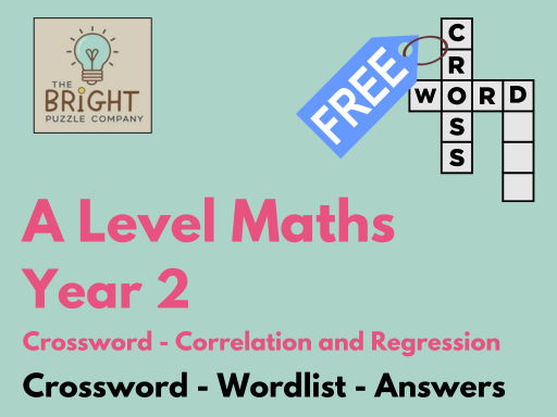 A Level Maths - Crossword - Correlation and Regression