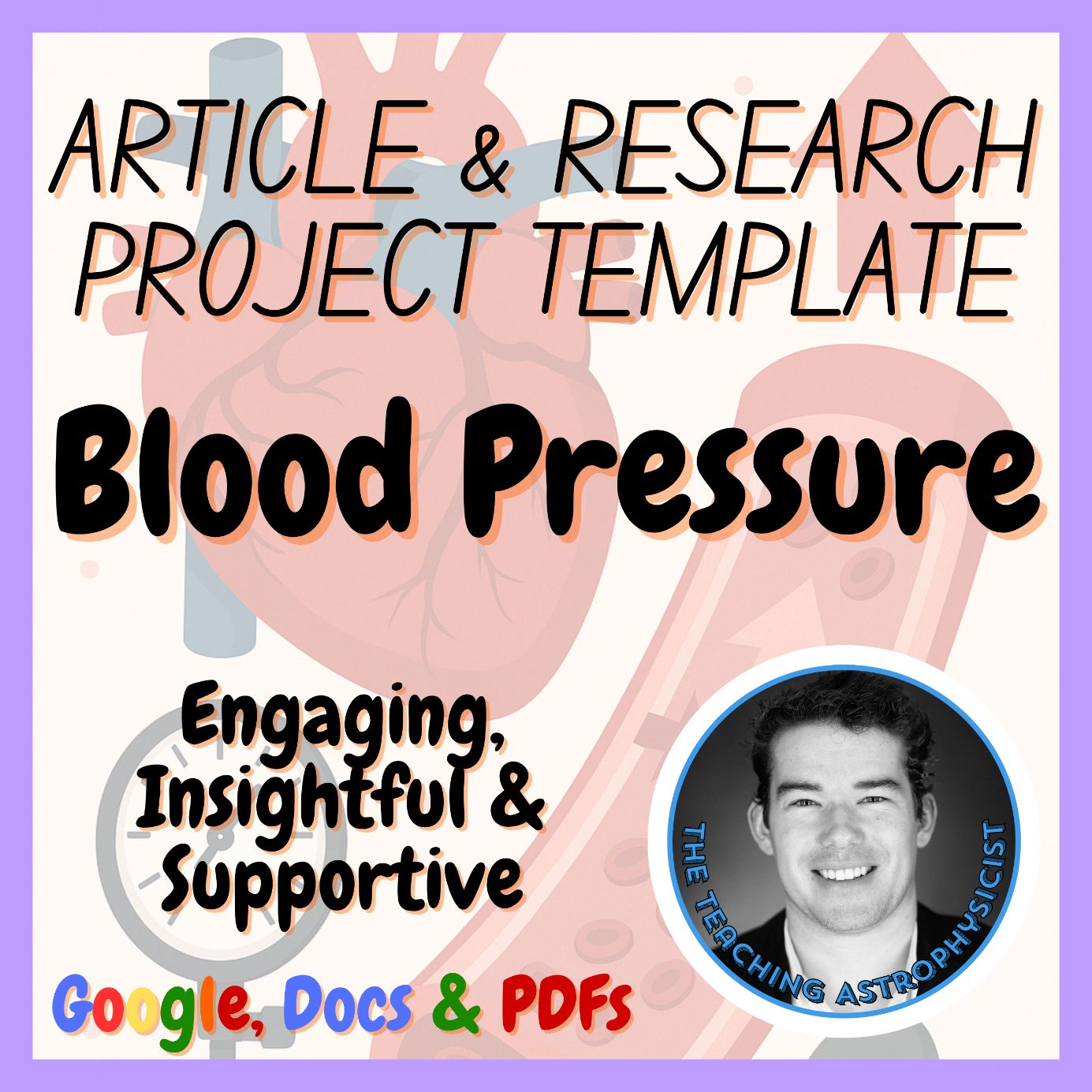 Blood Pressure | Science Article + Research Project Template | Health Medicine