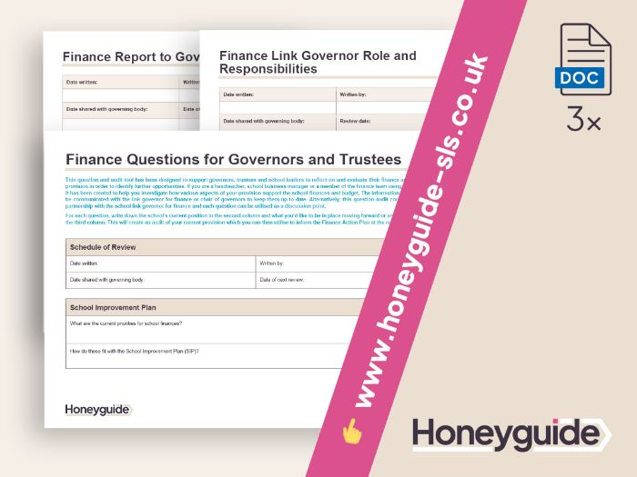 Finance Link Governor Audit Support Pack