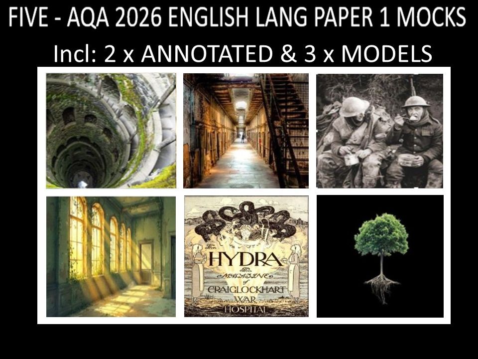 FIVE - AQA PAPER 1 | 2026 FULL MOCKS | ANNOTATED | MODELS