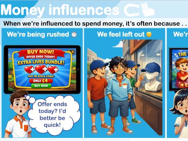 Spending Influences Lesson (LKS2)